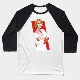 Helen Mirren - An illustration by Paul Cemmick Baseball T-Shirt